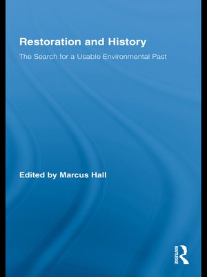 cover image of Restoration and History